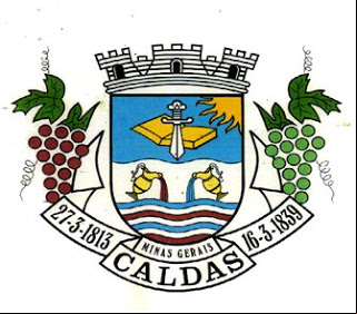 Brasão da cidade de Caldas - MG